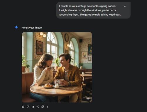 couple romantic prompt for gemini ai