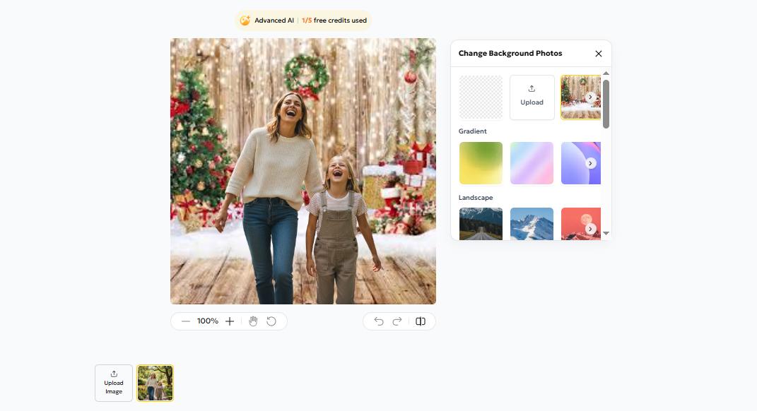 Weihnachts-Hintergrund hinzufügen