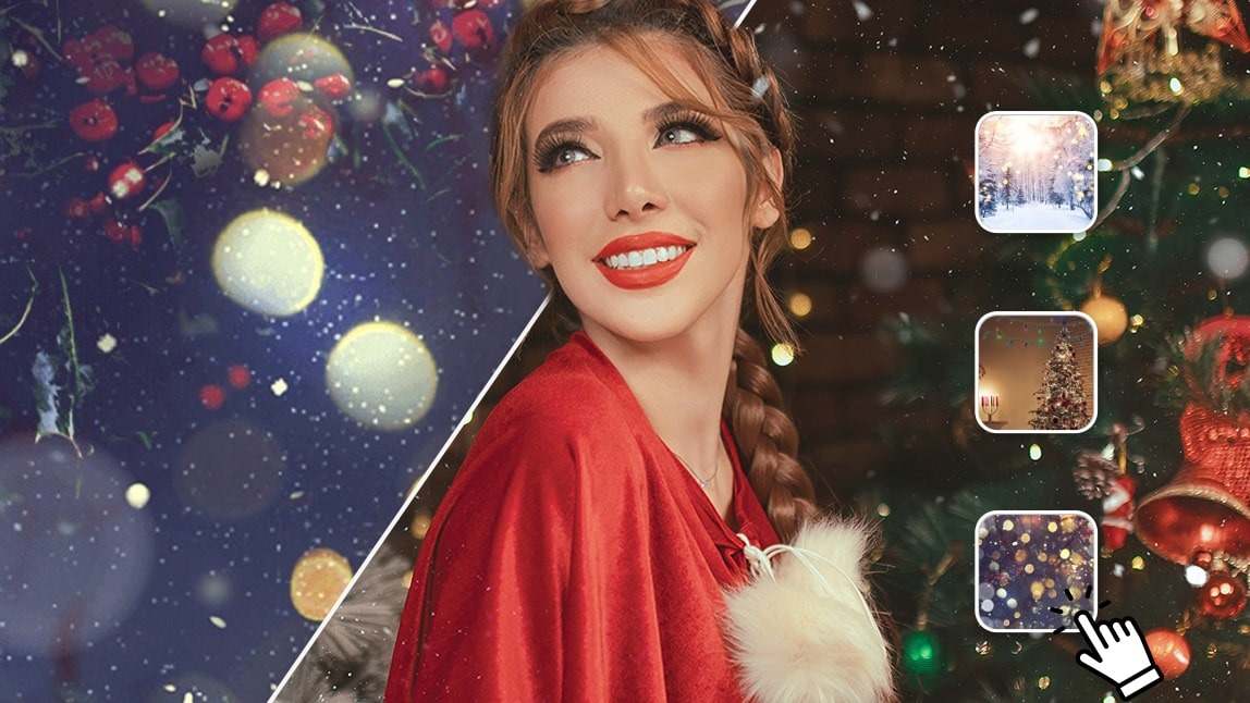 add christmas backgrounds