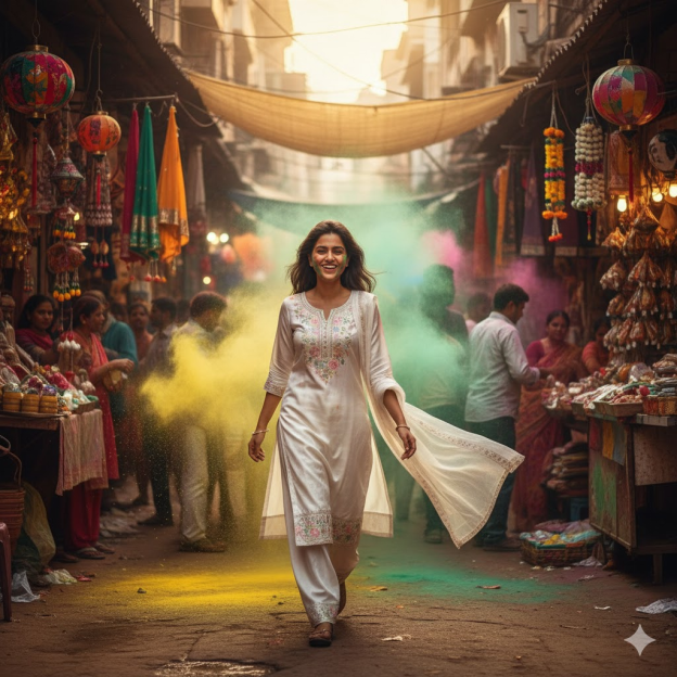 Festival Market Scene