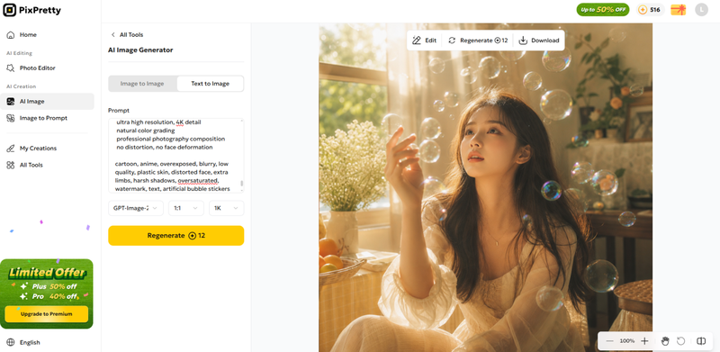 Create Ai Bubble Image Using Pixpretty