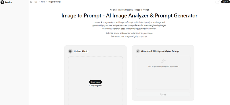 KI Bild Prompt Generator
