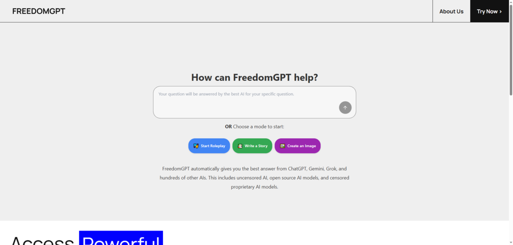 FreedomGPT