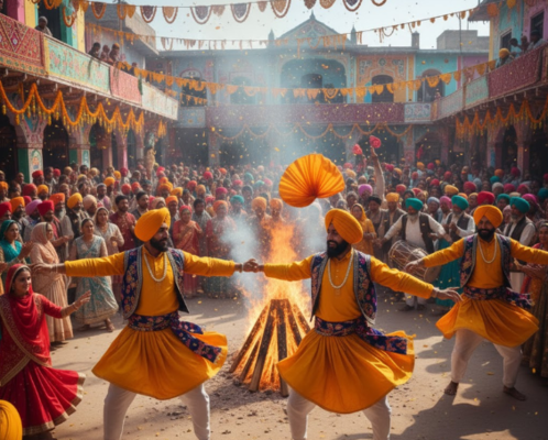 High energy Bhangra performance