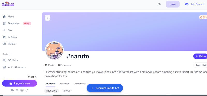 Anime Focused Art Tool with Limited Controls