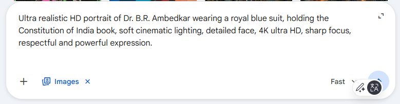 Babasaheb Ambedkar Ai Photo Prompt