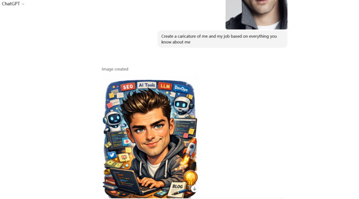 Enter a Caricature Image Prompt