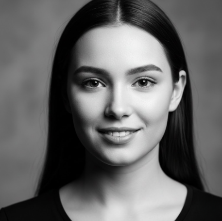 ChatGPT black and white portrait prompt