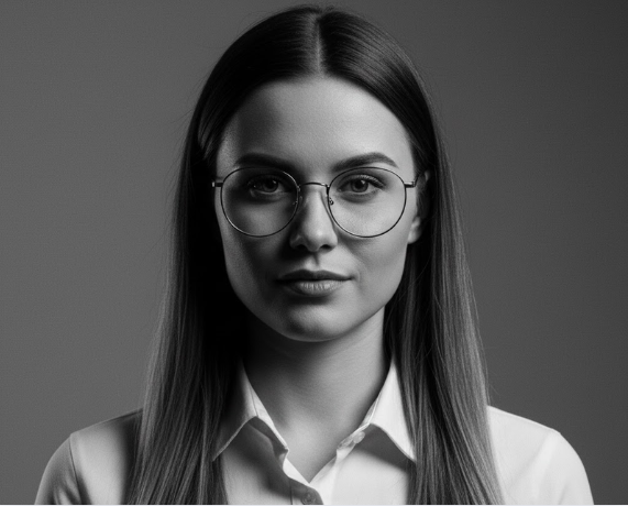 ChatGPT black and white portrait prompt