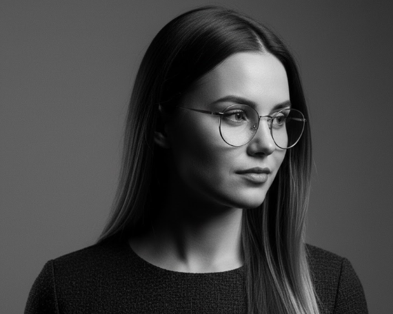 ChatGPT black and white portrait prompt