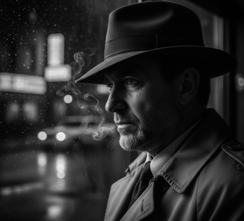 ChatGPT black and white portrait prompt