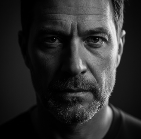 ChatGPT black and white portrait prompt