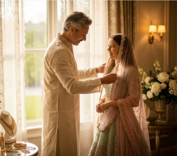 Chatgpt Photo Editing Prompt Father and Daughter