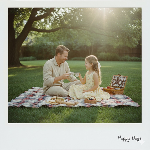 Chatgpt Photo Editing Prompt Father and Daughter