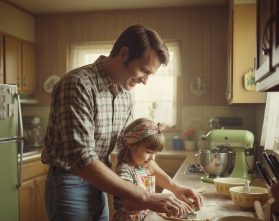 Chatgpt Photo Editing Prompt Father and Daughter