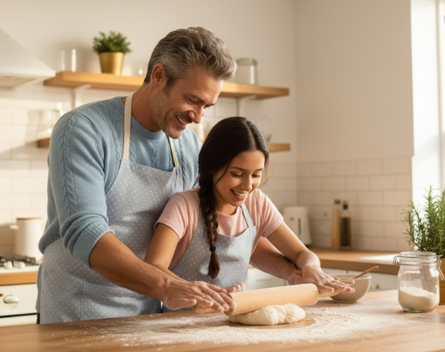 Chatgpt Photo Editing Prompt Father and Daughter