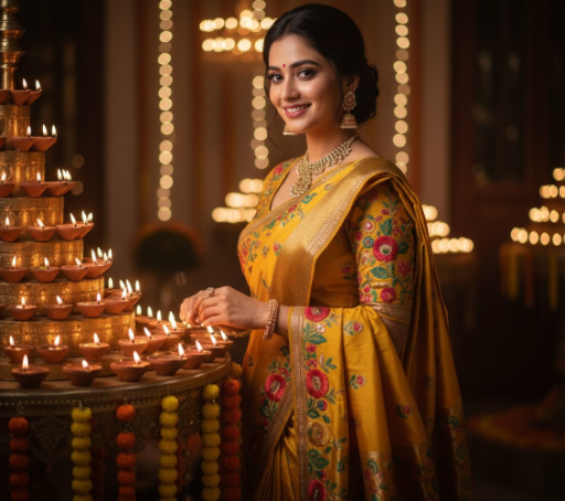 chatgpt photo editing prompts for girl in saree