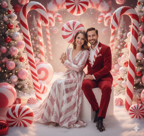 couple-sitting-on-a-white-cube