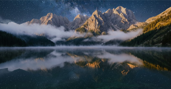 將天空替換為星空