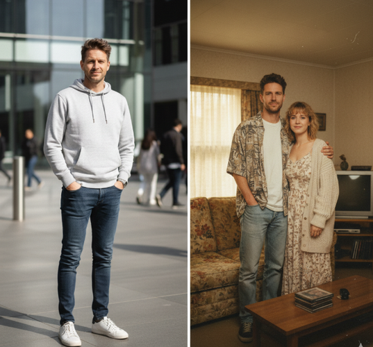 Creating Retro Couple Photos