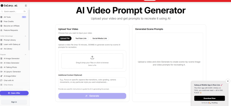 Extract Prompt from Video