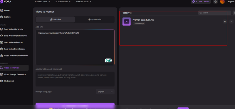 Extract Prompt from Video