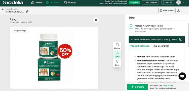 Free version has limited features