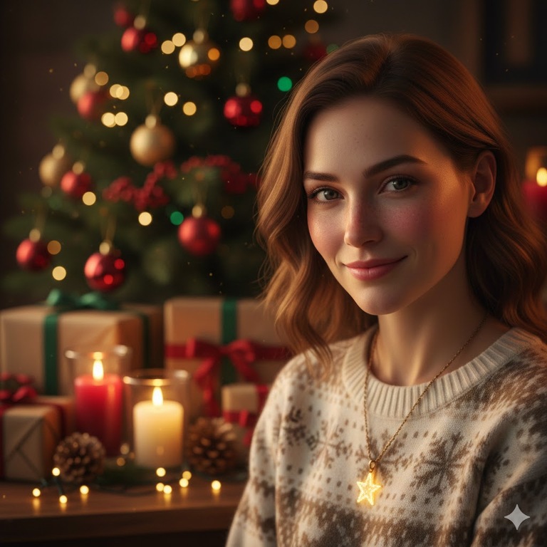 gemini ai christmas photo prompt