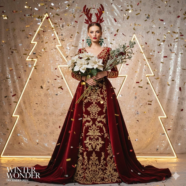 gemini ai christmas photo prompt