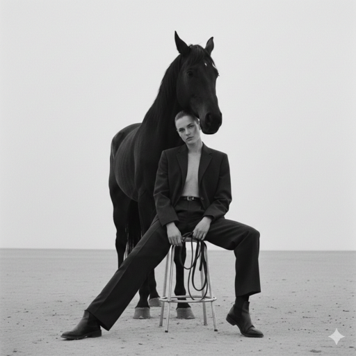 Minimalist Editorial Horse Portraits