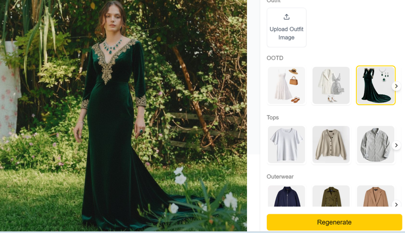 Generate Clothes on Model
