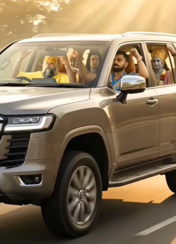 Golden Hour God Driving Car Prompts