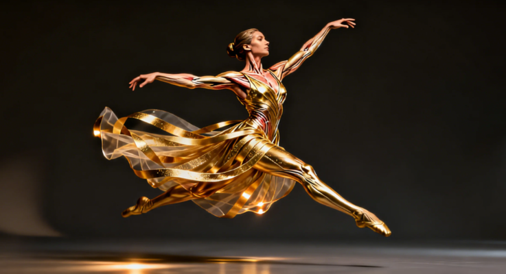 Realistic Gold 3D Sculpture AI Prompts