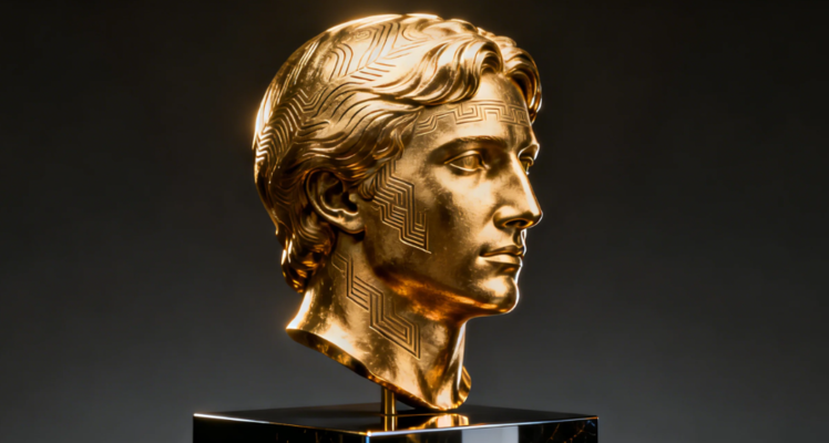 Realistic Gold 3D Sculpture AI Prompts for Human