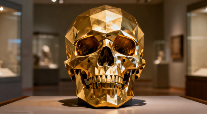 Dramatic Gold Sculpture Prompts