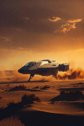 Grok Prompts für cineastische Mars Szenen