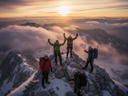 Mountain Summit Adventure Grok