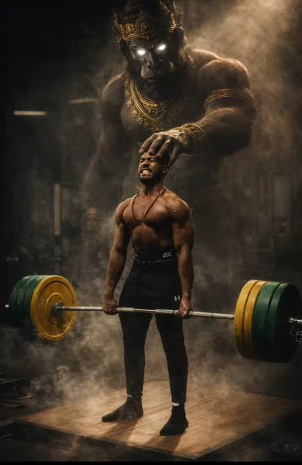 Hanuman Ji ai gym photo