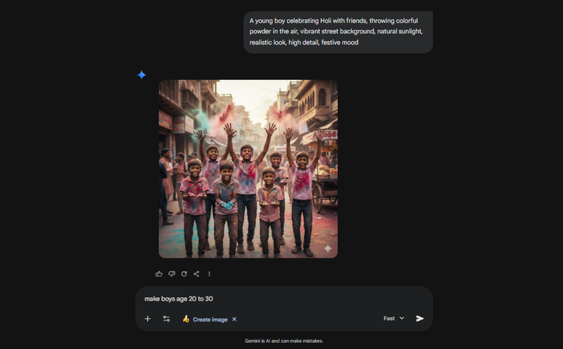 Holi Ai Photo Editing Prompt