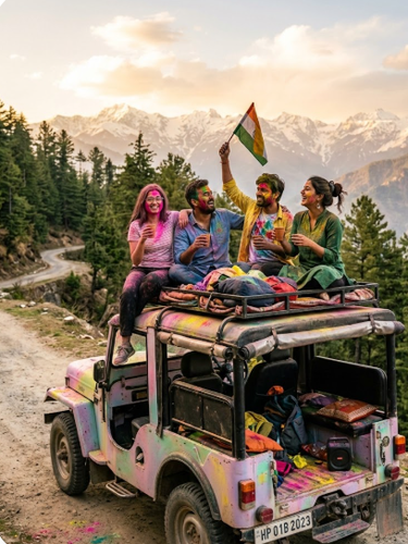 Holi Ai Prompts for Bike & Car