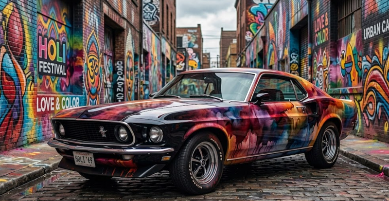 Holi Ai Prompts for Bike & Car