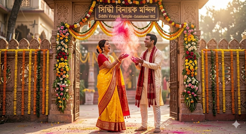 Holi Couple Ai Prompt