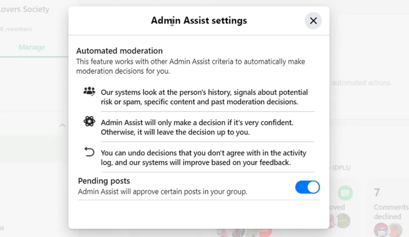 facebook グループ ai 削除