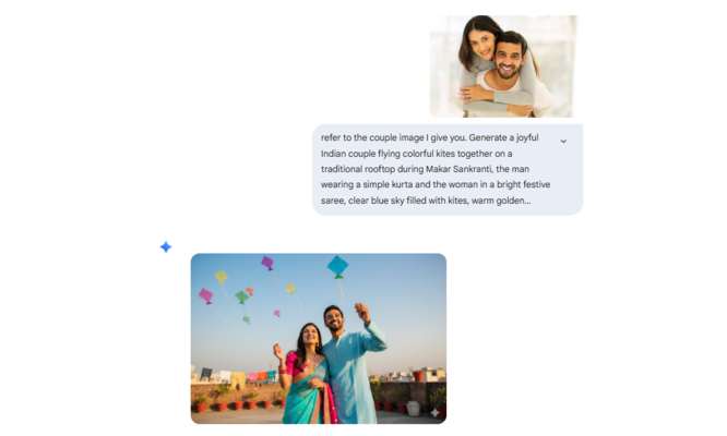 How to Use Makar Sankranti Prompt for Couple