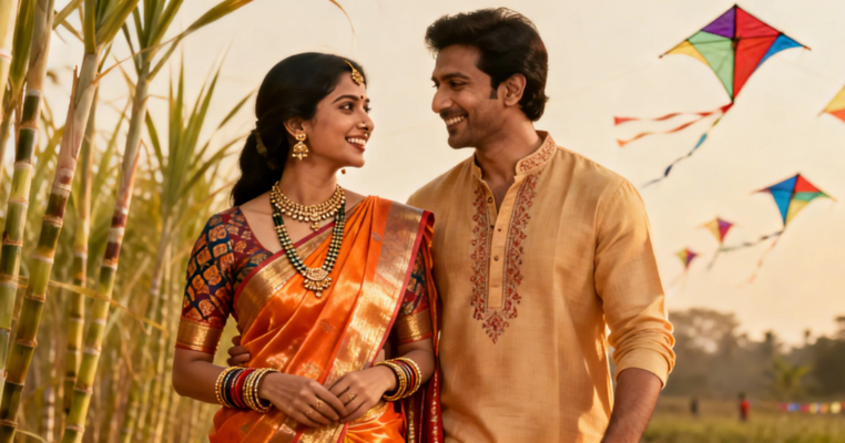 Kite Flying Couple Prompts