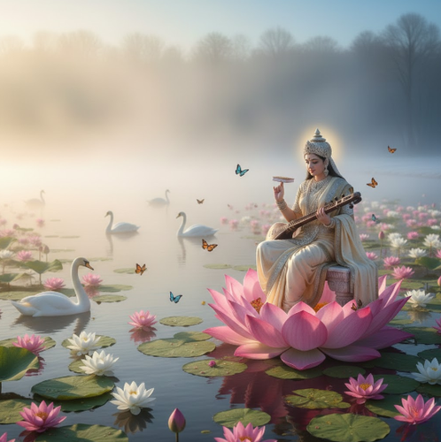 Meditation Near Flowing Water