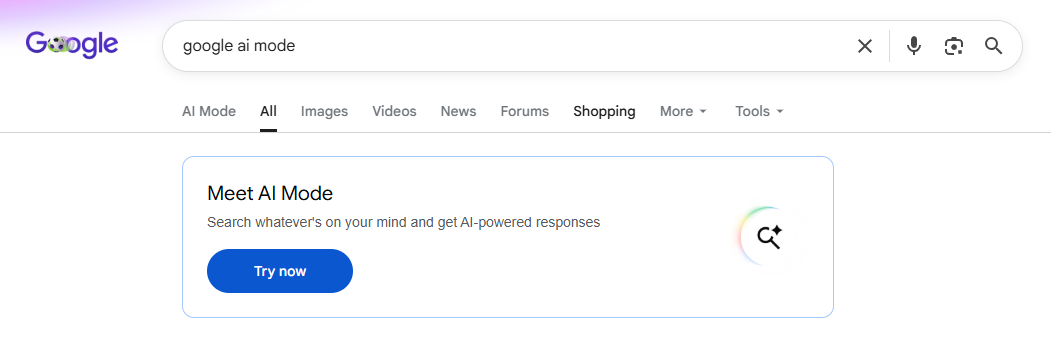 how to turn on ai mode in google search on phone
