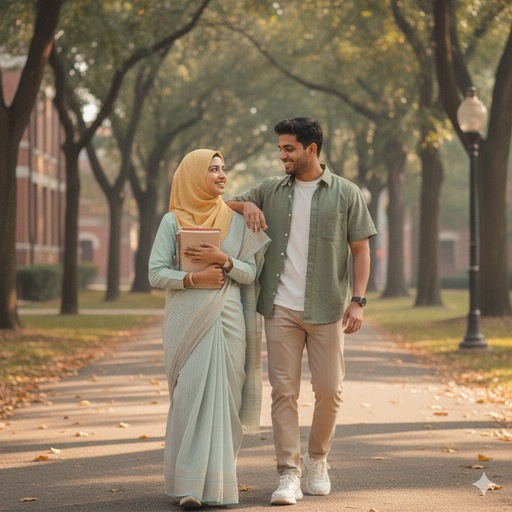 muslim couple prompt for gemini ai