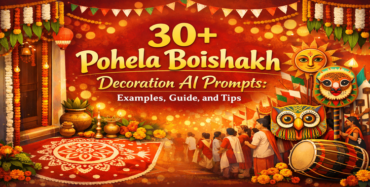 Pohela Boishakh Decoration Ai Prompts