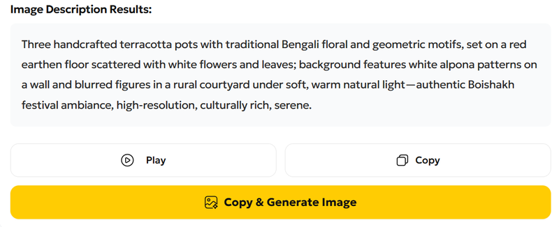 Pohela Boishakh Decoration Ai Prompts